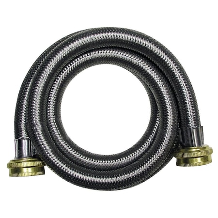 B & K 4 Ft. Stainless Steel 125 psi Washing Machine Hose 496-211